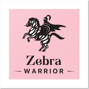 Zebra Warrior | Hypermobile Syndrome | Ehlers-Danlos awareness Posters and Art